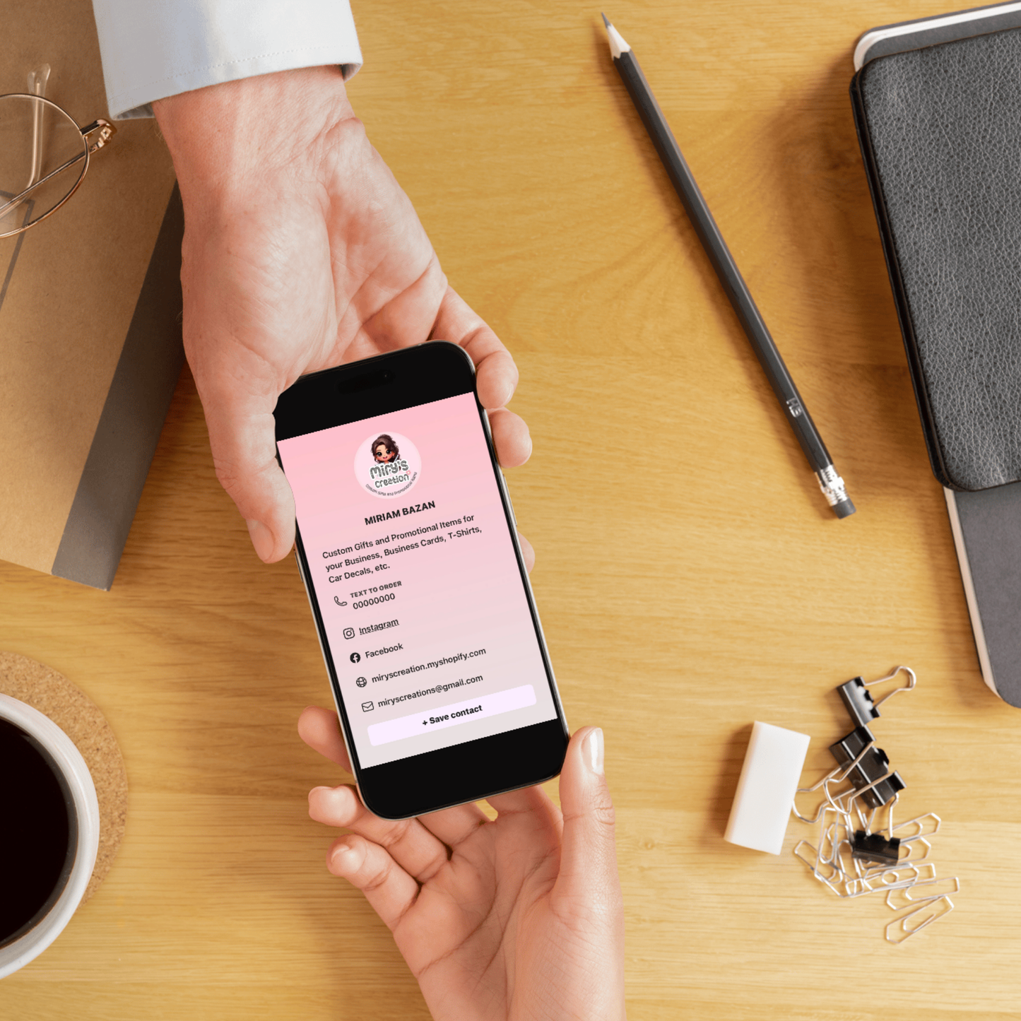 Digital Business Card Service